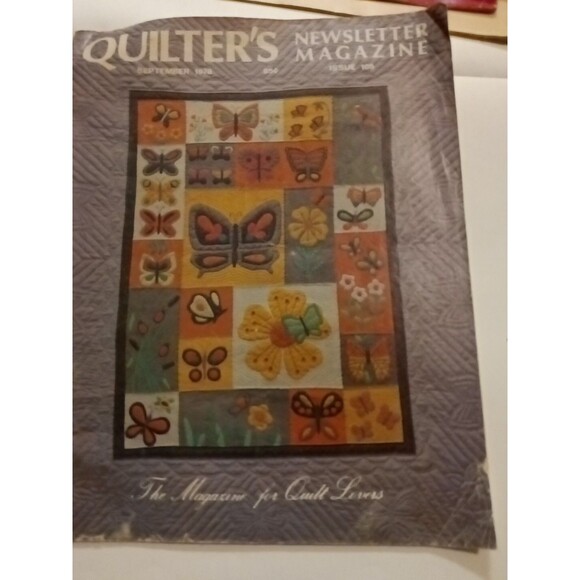 Quilter’s Newsletter Magazine-Lot Of 7 From 1978 - Picture 12 of 13